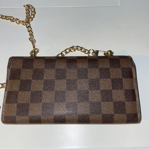 Louis Vuitton damier ebene brown wallet woc - Picture 3 of 16